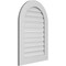 Ekena Millwork Round Top Surface Mount PVC Gable Vent: Functional, w/ 3-1/2"W x 1"P Standard Frame, 24"W x 34"H GVPRT24X3401SF - alternate 3